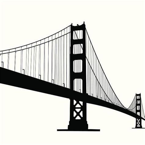 Golden Gate Bridge Clip Art Vector Images And Illustrations Istock