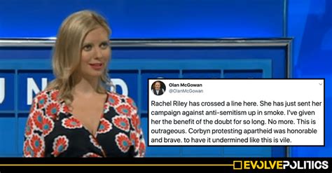 Rachel Riley Slammed After Erasing Anti Apartheid Message To Label