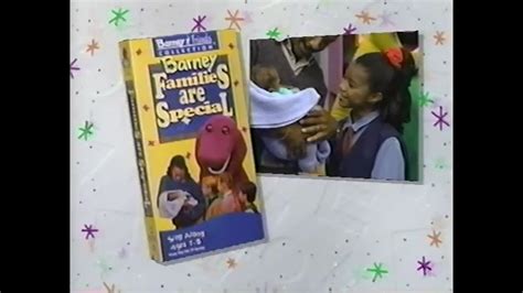Barney Families Are Special 1995 Vhs Rip Youtube