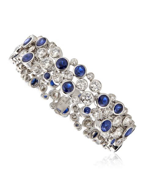 Graff Diamond And Sapphire Bracelet Christies