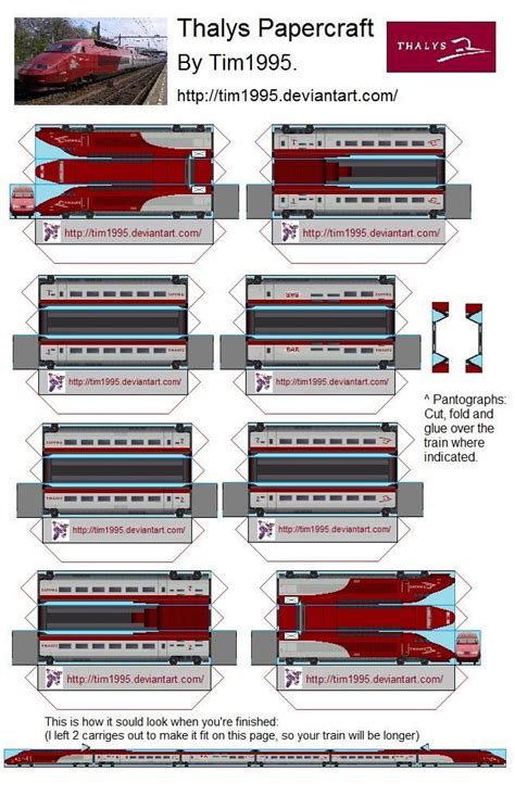 Thalys Papercraft By Tim1995 On Deviantart Cardboard Toys Paper Toys