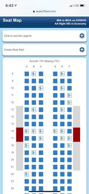 Boeing 737 800 Seat Map American Airlines Two Birds Home