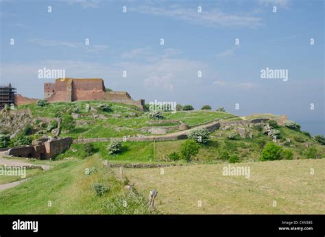 Denmark Island Of Bornholm Ruins Of Hammershus Castle The Largest