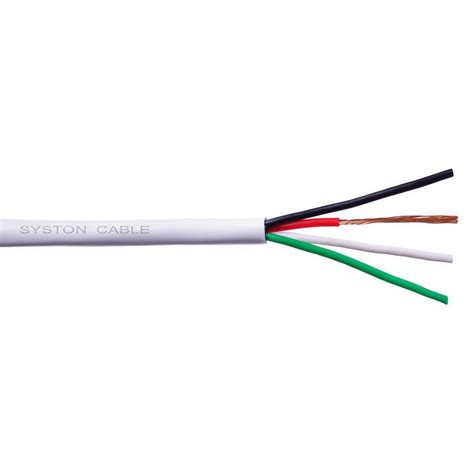 Syston Cable Technology 1000 Ft 186 White Stranded Cmrcl3r Security
