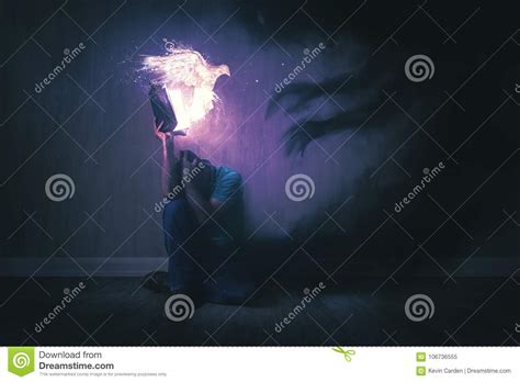 Holy Spirit And Darkness Stock Image Image Of Shadow 106736555