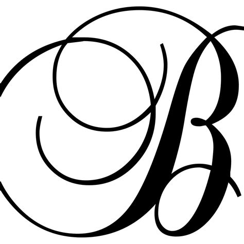 Letter B Wall Decal Letter B Lettering Hand Painted Artwork