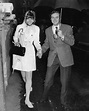 Audrey with her husband Dr. Andrea Dotti at the Via dei Condotti in ...