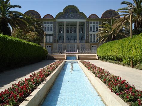 Gray And White Concrete Structure Iran Persian Paradise Garden 2k