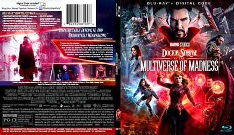 doctor strange in the multiverse of madness 2022 blu ray cover dvdcover