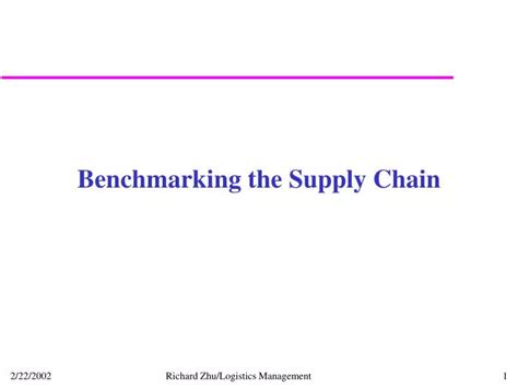Ppt Benchmarking The Supply Chain Powerpoint Presentation Free