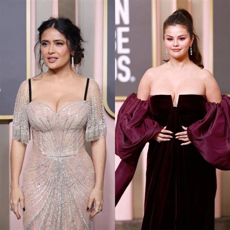 Golden Globe 2023 Salma Hayek Vs Selena Gomez Rcelebbattles