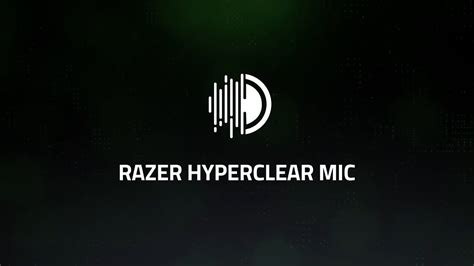 Razer Hyperclear Cardioid Mic Clarity Crystallized Youtube