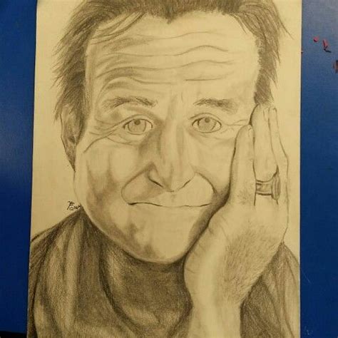 Robin Williams Realistic Drawing Realistic Drawings Drawings Male Sketch