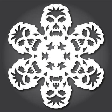 24 Free Paper Snowflake Templates—star Wars Style