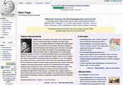23 Years of Wikipedia Website Design History - 17 Images - Version Museum