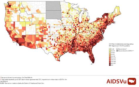 Aidsvu Releases New Maps That Depict Impact Of Hiv In America Emory
