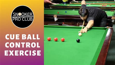 Cue Ball Control Exercise Youtube