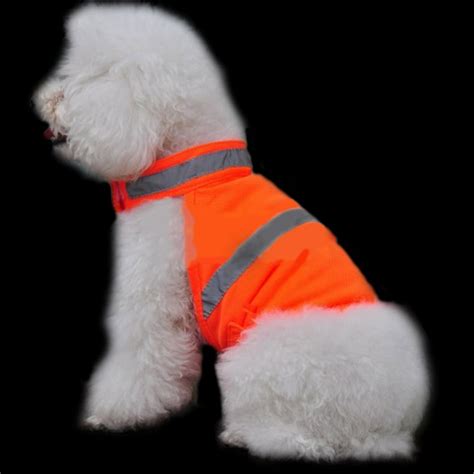 Pet Dog High Visibility Reflective Safety Vest For Outdoor Work Walking