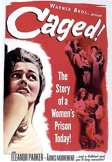 Caged 1950 Dvd R Director John Cromwell Agnes Moorehead Cage Movie Posters Vintage