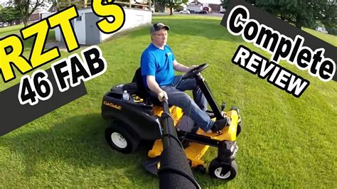 Cub Cadet Steering Wheel Zero Turn Mower Review Rzt S46 Fab Youtube