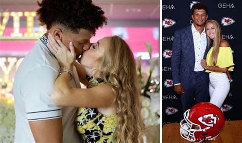 patrick mahomes girlfriend who is brittany matthews chiefs star made perfect proposal nfl