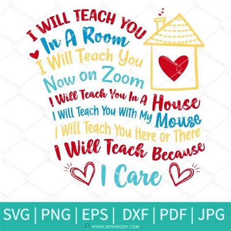 I Will Teach You In A Room I Will Teach You On Zoom Svg Dr Seuss Svg