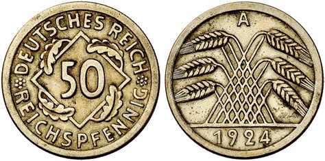 50 Reichspfennig 1924 A J 318