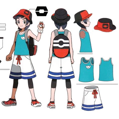 Early Concept Art Of Elio From Pokémon Ultra Sun And Ultra Moon