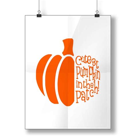 Funny Pumpkins Poster Poster Art Design