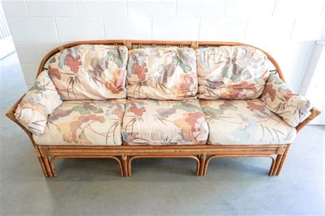 10% coupon applied at checkout save 10% with coupon. Vintage Rattan Sofa For Our Porch (With images) | Rattan ...