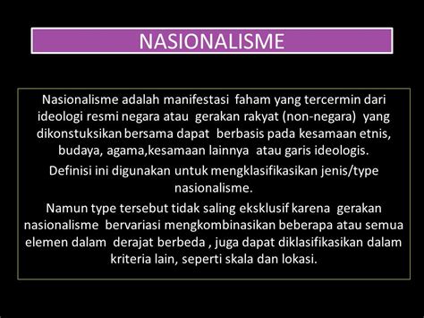 Definisi Nasionalisme Studyhelp