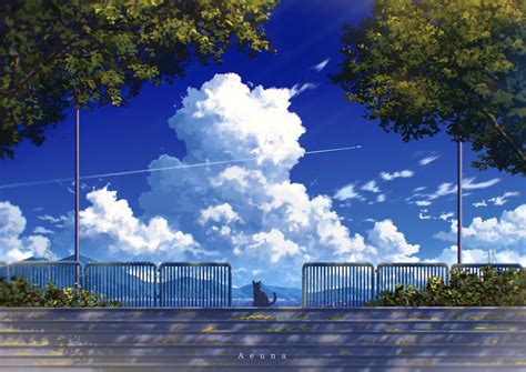 Anime Summer Landscape Wallpapers Wallpaper Cave