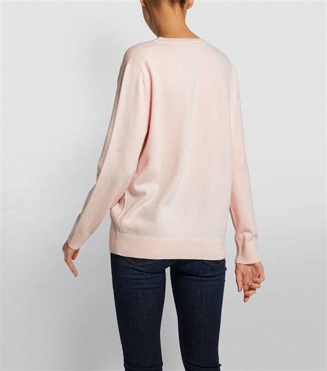 Vince Pink Cashmere Sweater Harrods Uk