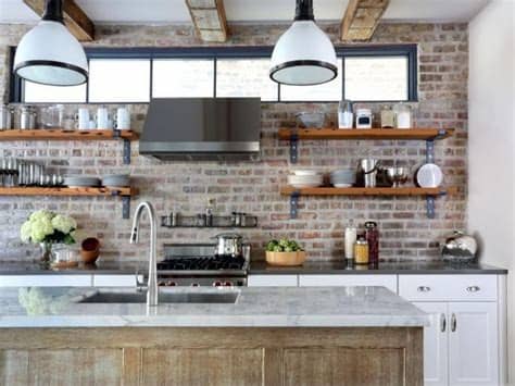 Maybe some patterned bowls for ice cream. 10 Sparkling Kitchens with Open Shelving