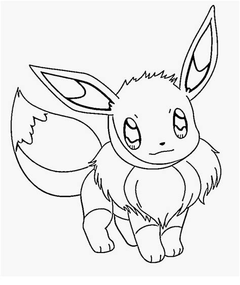 Cute Pokemon Eevee Coloring Page Free Printable Coloring Pages For Kids