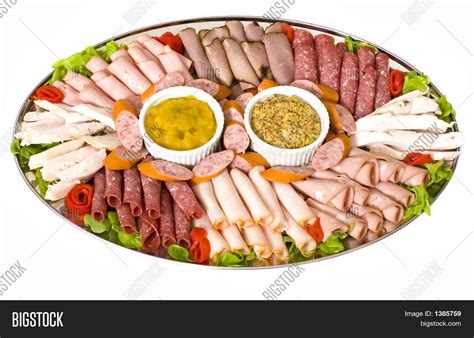 cold meat catering platter image and photo bigstock