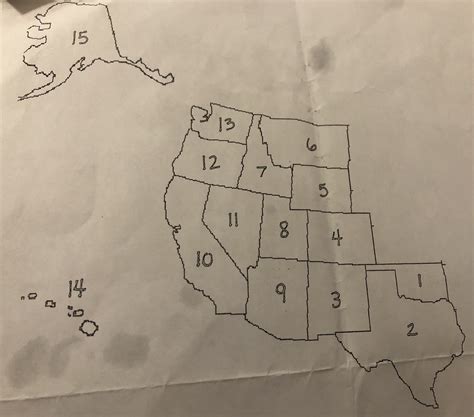 Westsouthwest States And Capitals Part 2 Diagram Quizlet