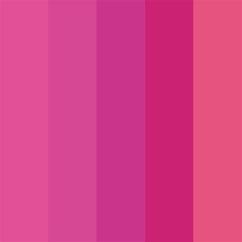 Dark Pink Monochromatic Color Palette Color Palette Pink Monochrome