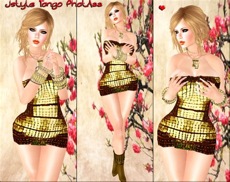 Jstylestore New T Sexy Outfit Gold Tango Phatazz Jstyle