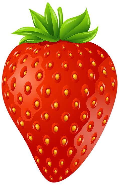 Strawberry Clip Art Vector Graphics Illustration Openclipart Png