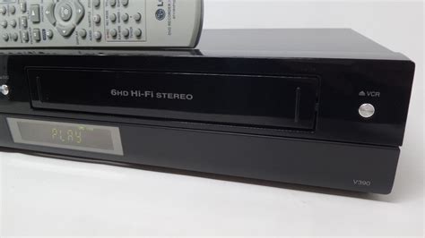 VIDEOREGISTRATORE COMBINATO DVD VHS LG V390 LETTORE VCR CASSETTE COMBO