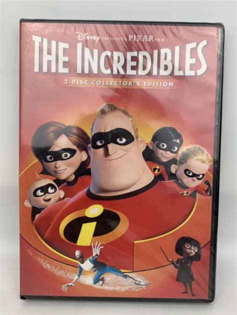 New 2005 The Incredibles 2 Disc Collectors Edition Dvd Disney Pixar 9