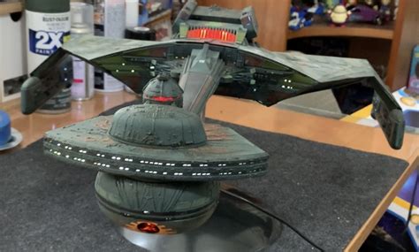 Just Completed 1350 Scale Klingon Ktinga With Aftermarket Photo