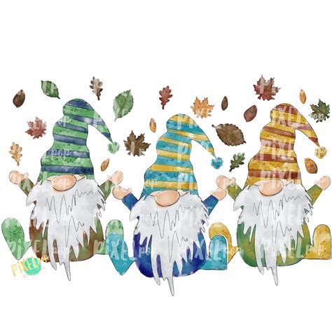 Fall Autumn Gnomes Png Fall Design Happy Fall Gnome Etsy