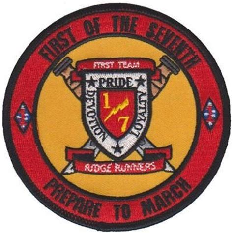 1st Bn 7th Marines Patch Devil Dog Depot