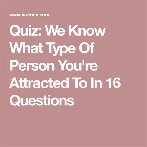 Quiz We Know What Type Of Person You Re Attracted To In Questions This Or That Questions