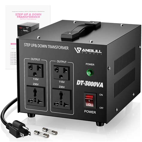 Buy Anbull 3000 Watt Voltage Converter Transformer Heavy Duty Step Up