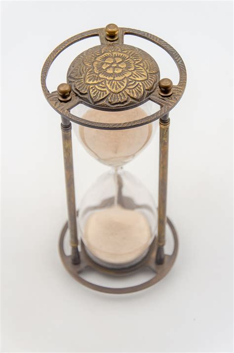 Antique Finish Wooden Hourglass Vintage Sand Clock Timer Etsy