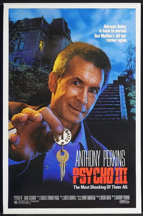 Psycho Iii Original Us One Sheet Movie Poster Anthony Perkins Norman