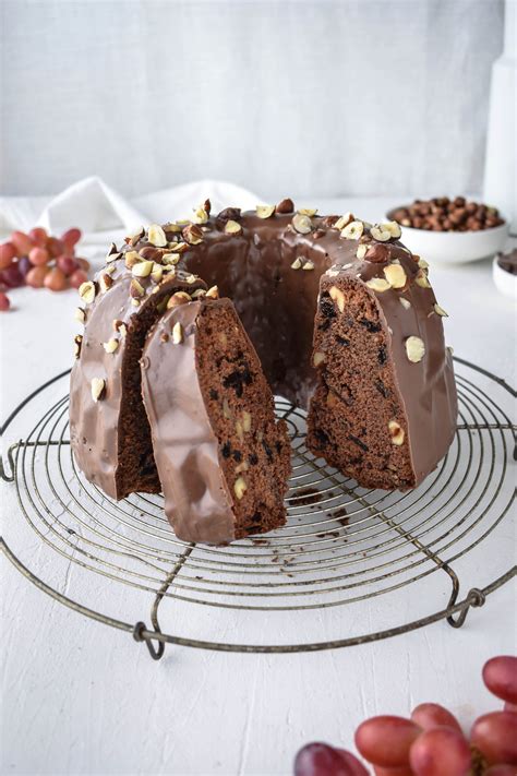 Traube Nuss Gugelhupf Mit Schokolade Super Einfach Kuchen Und